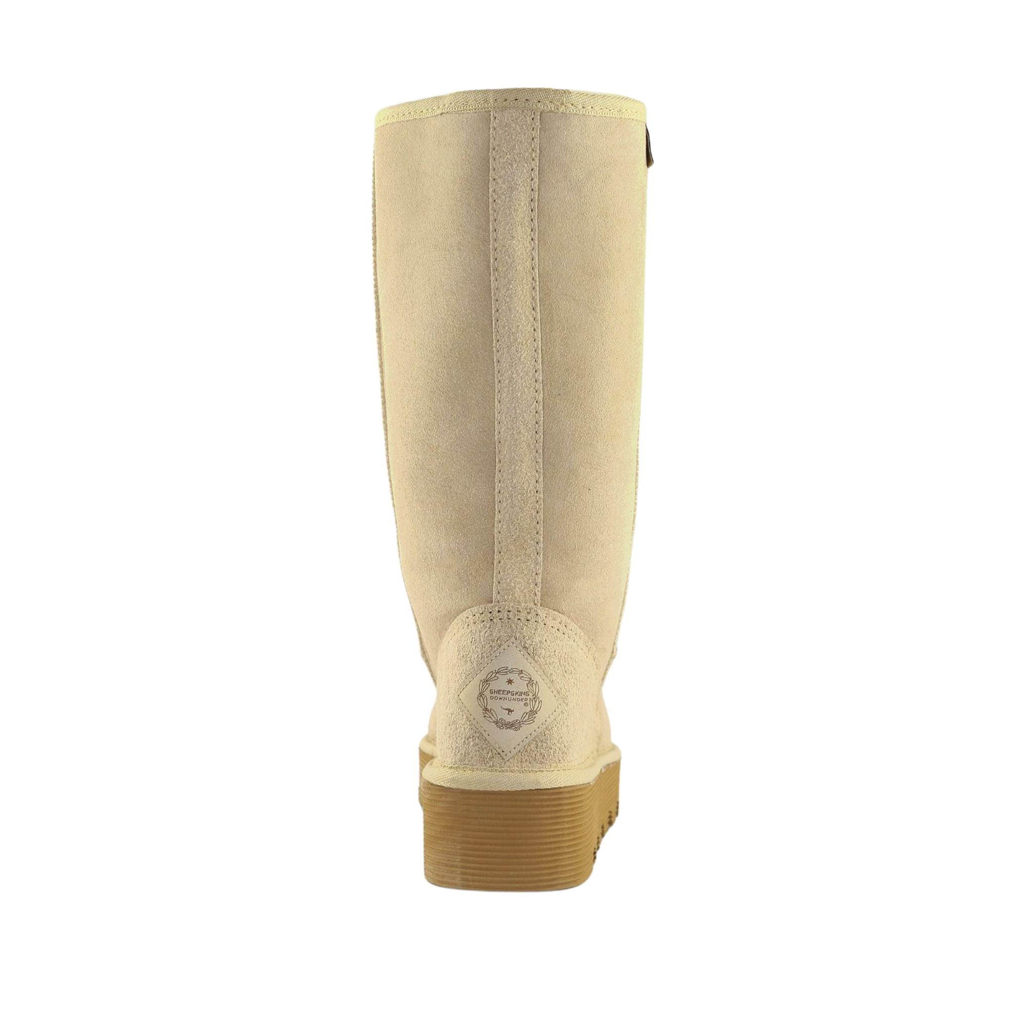 Sheepskins Downunder Platform Long Sand Back Womens Australian Made Sheepskin UGG Boot