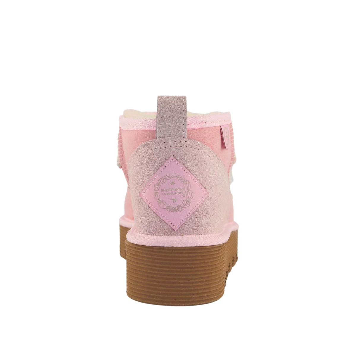 Sheepskins Downunder Platform Ultra Pink Back Womens Australian Made Sheepskin UGG Boot