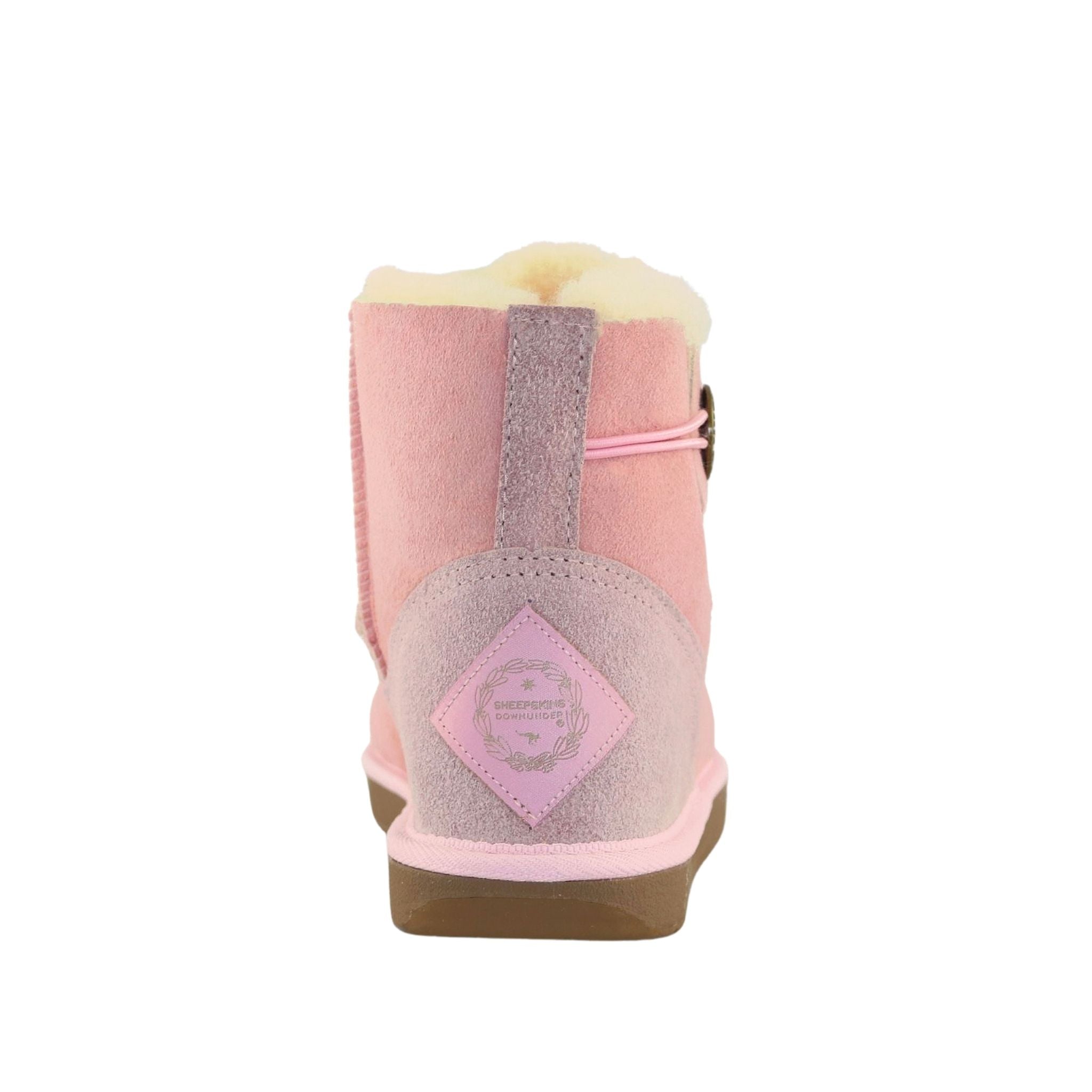 Sheepskins Downunder Premium Brighton Mini Pink Back Womens Australian Made Sheepskin UGG Boot