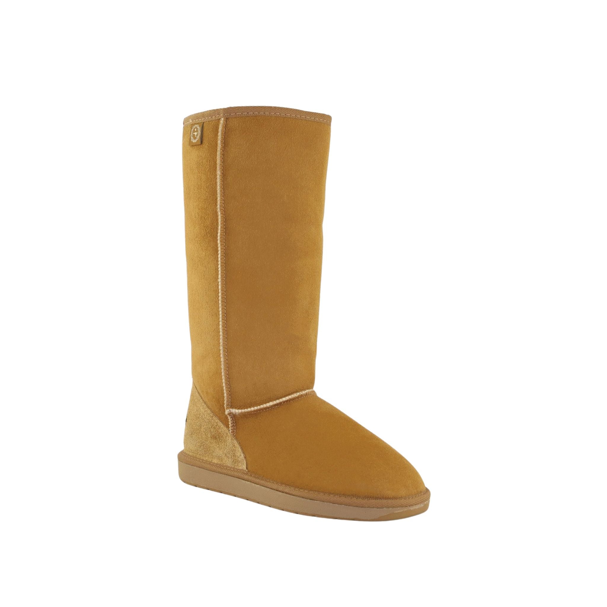 Sheepskins Downunder Premium Long Chestnut Front 120 Womens Australian Made Sheepskin UGG Boot