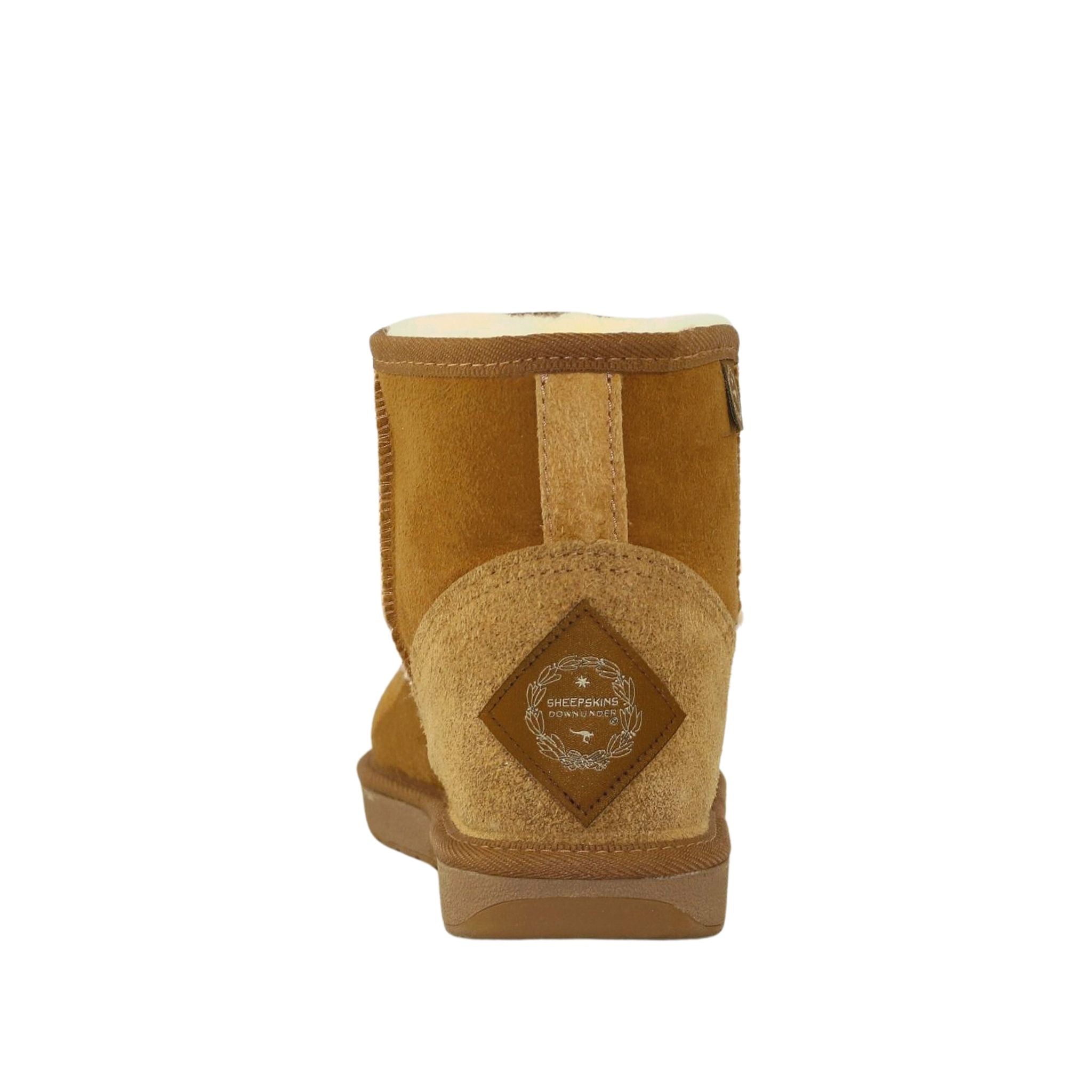 Sheepskins Downunder Premium Mini Chestnut Back Womens Australian Made Sheepskin UGG Boot