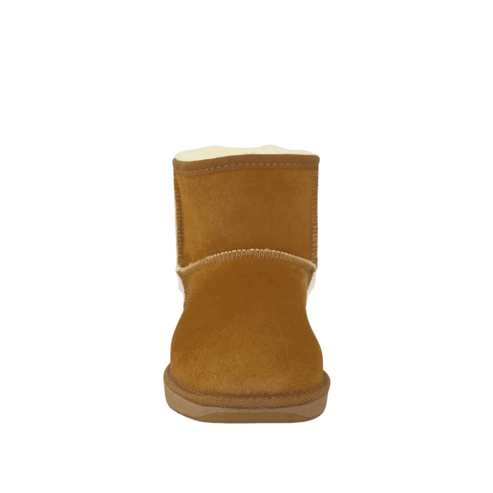 Sheepskins Downunder Premium Mini Chestnut Front Mens Australian Made Sheepskin UGG Boot