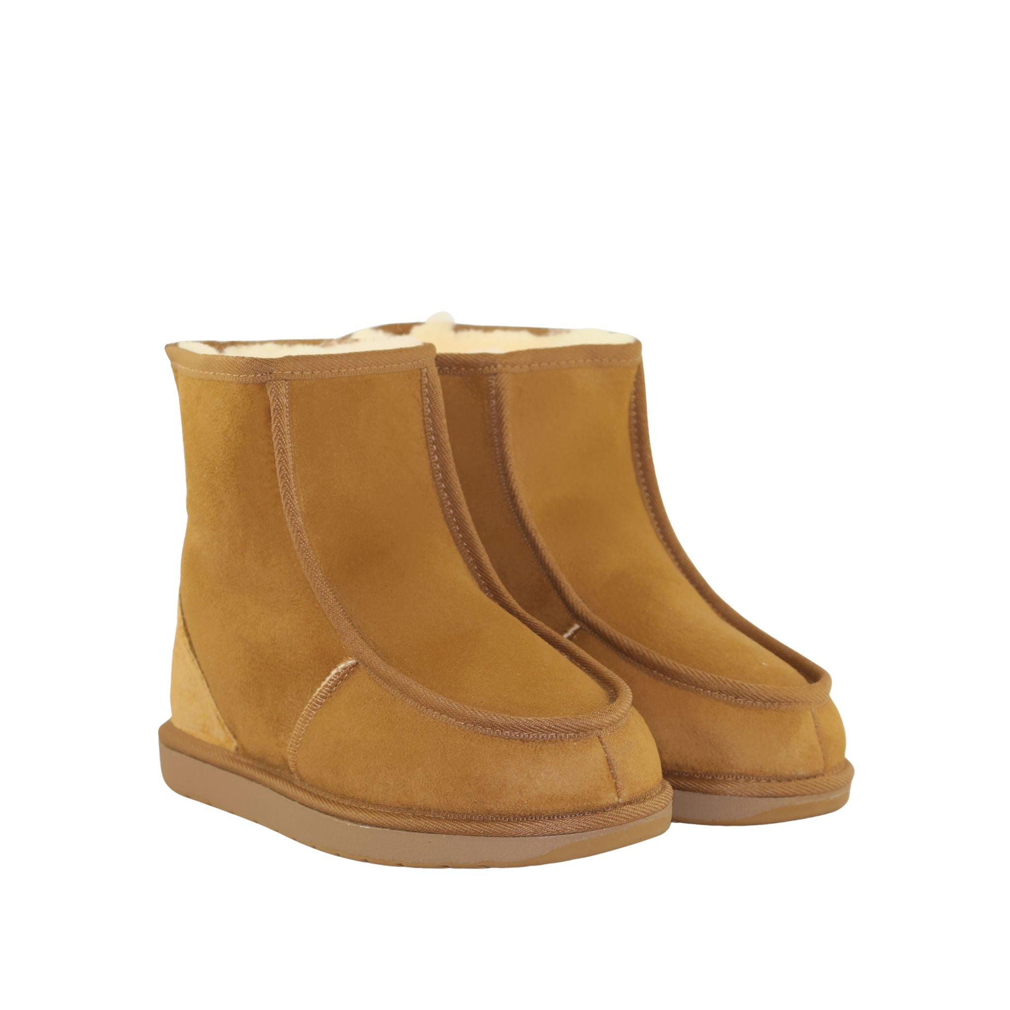 Sheepskins Downunder Premium Old Mate Chestnut Pairs Front Womens Australian Made Sheepskin UGG Boot