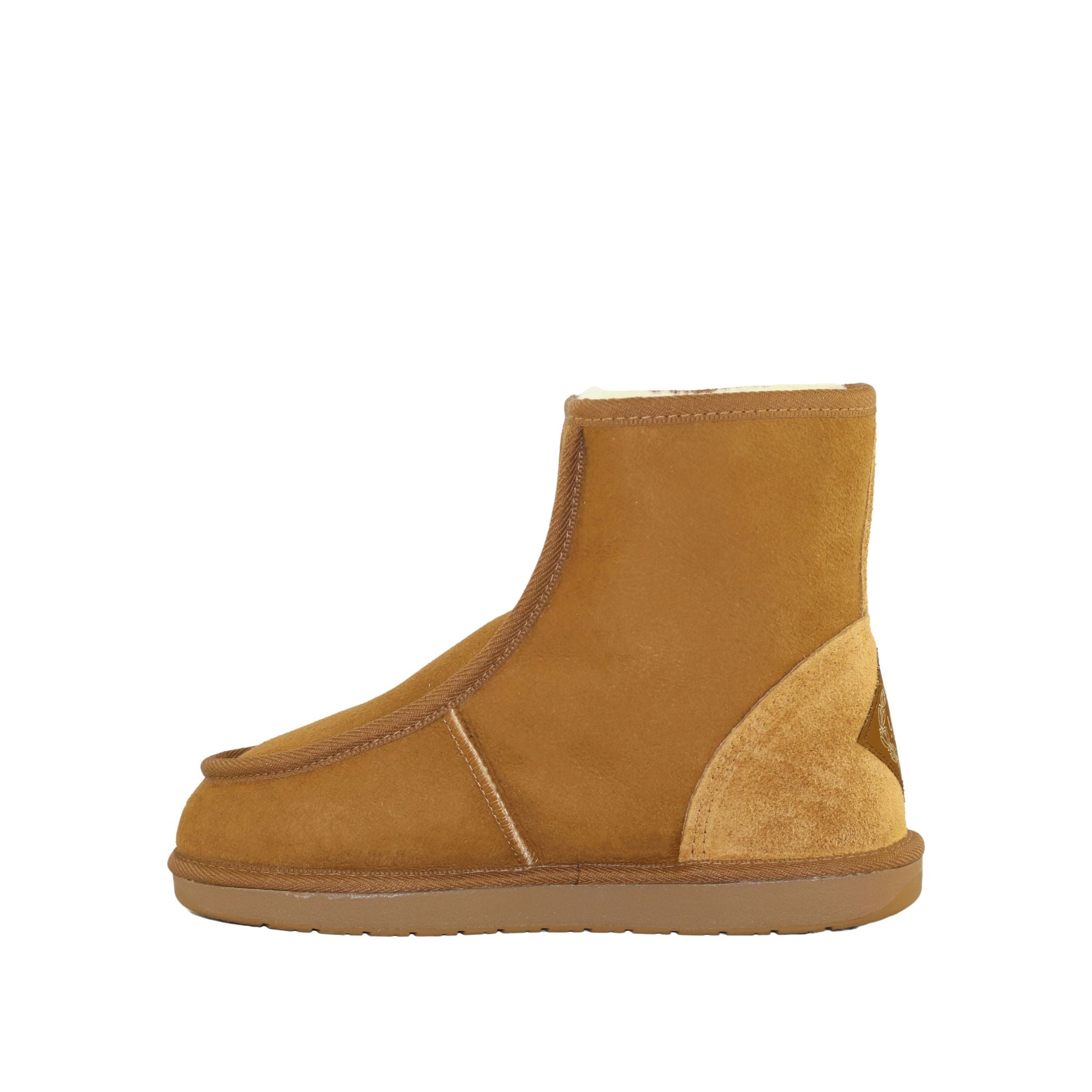 Sheepskins Downunder Premium Old Mate Chestnut Side Inner Mens Australian Made Sheepskin UGG Boot
