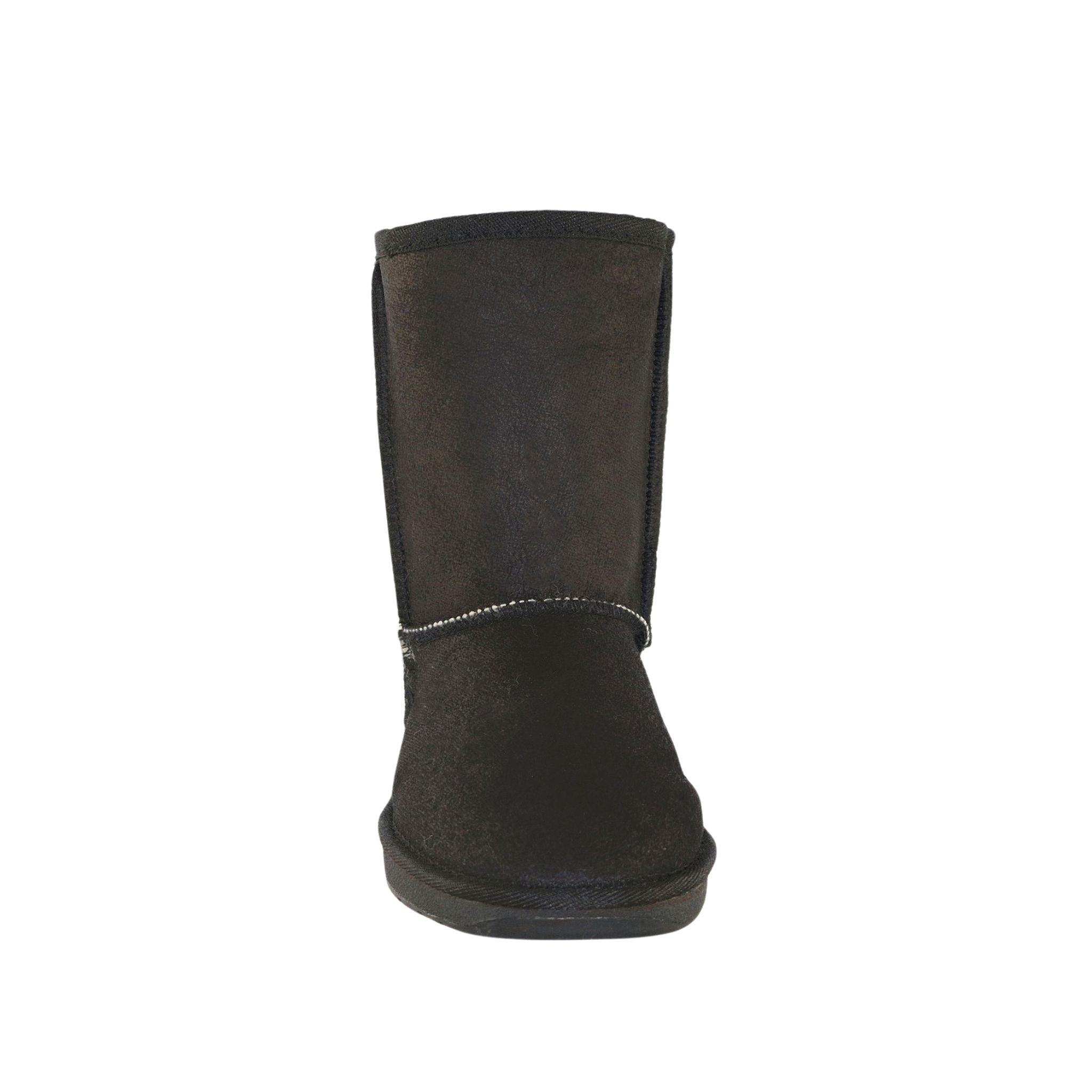 Sheepskins Downunder Premium Short Black Front Womens Australian Made Sheepskin UGG Boot