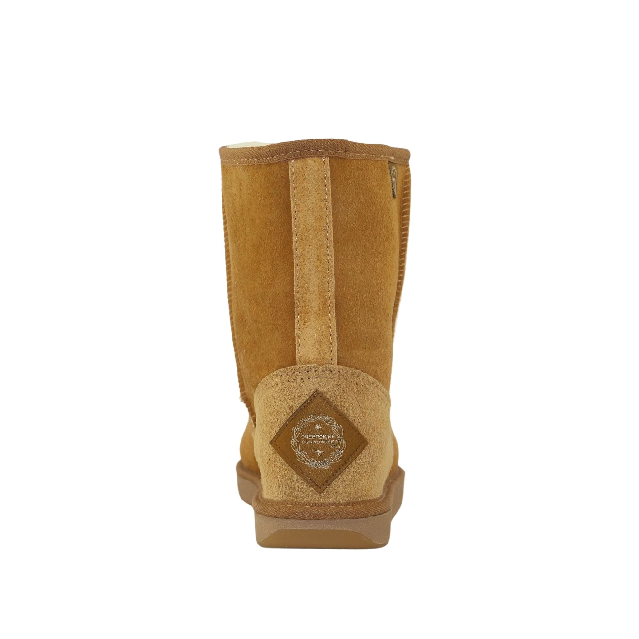 Sheepskins Downunder Premium Short Chestnut Back Womens Australian Made Sheepskin UGG Boot