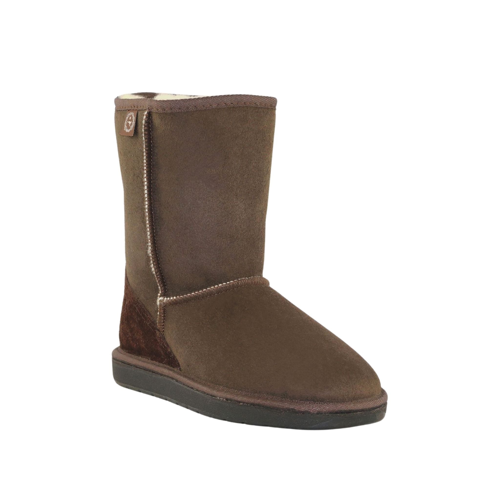 Sheepskins Downunder Premium Short Chocolate Front 120 Womens Australian Made Sheepskin UGG Boot