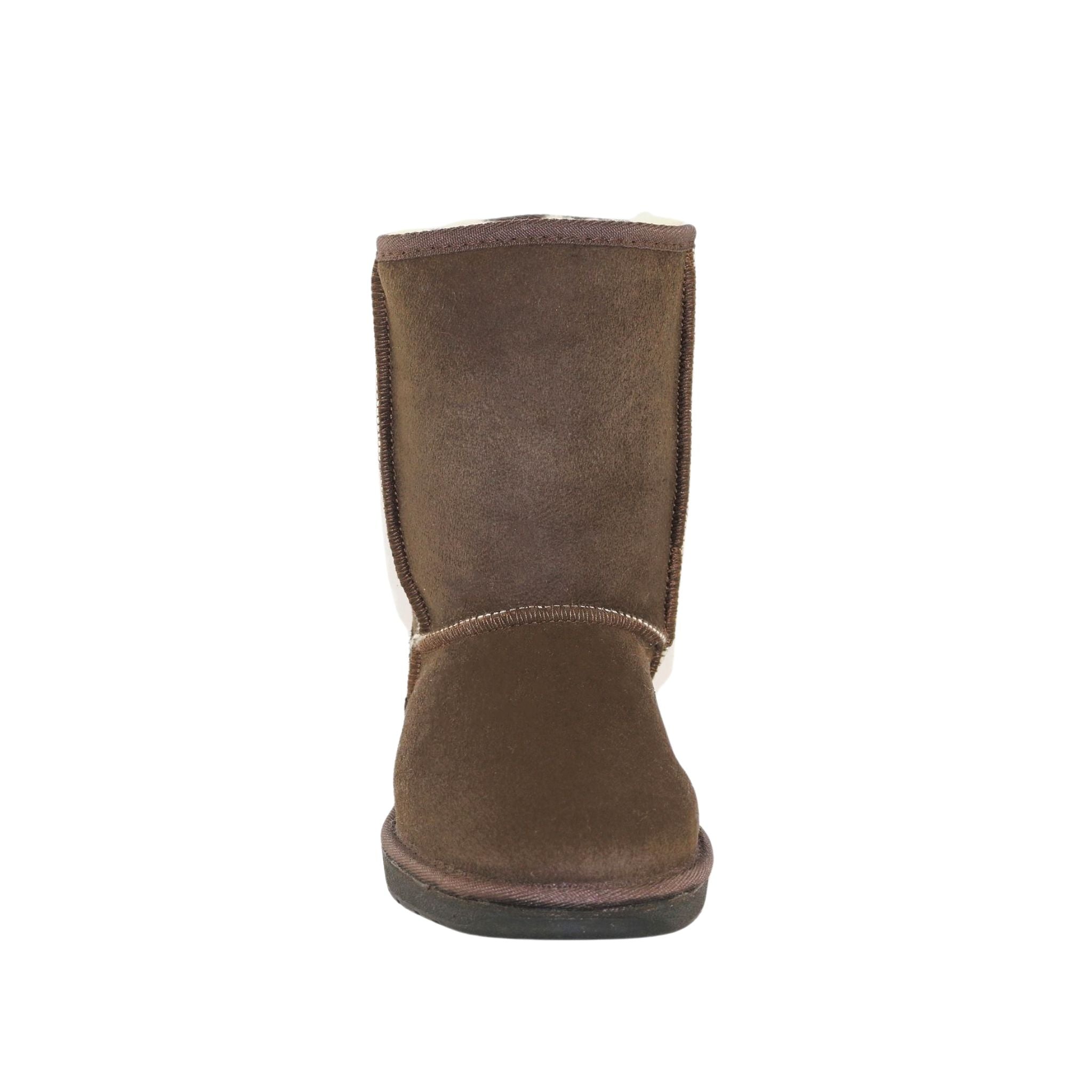 Sheepskins Downunder Premium Short Chocolate Front Womens Australian Made Sheepskin UGG Boot