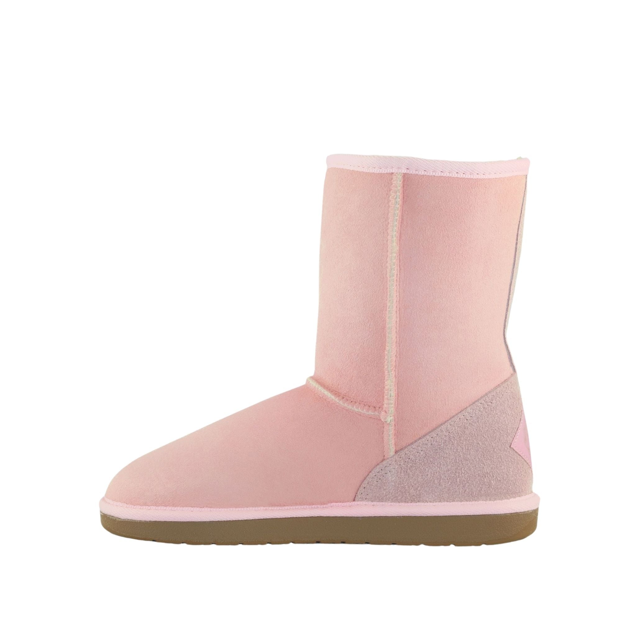 Sheepskins Downunder Premium Short Pink Side Inner Womens Australian Made Sheepskin UGG Boot