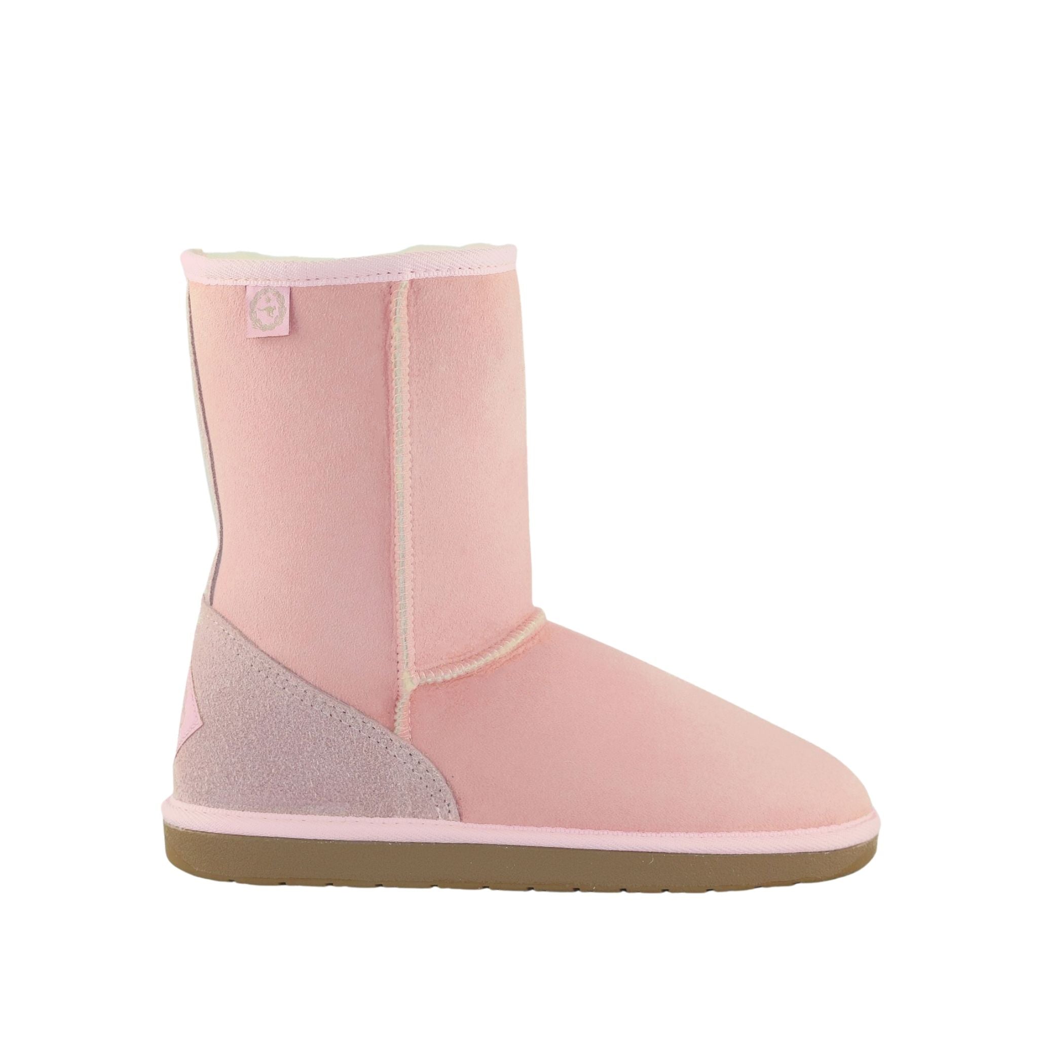 Sheepskins Downunder Premium Short Pink Side Womens Australian Made Sheepskin UGG Boot