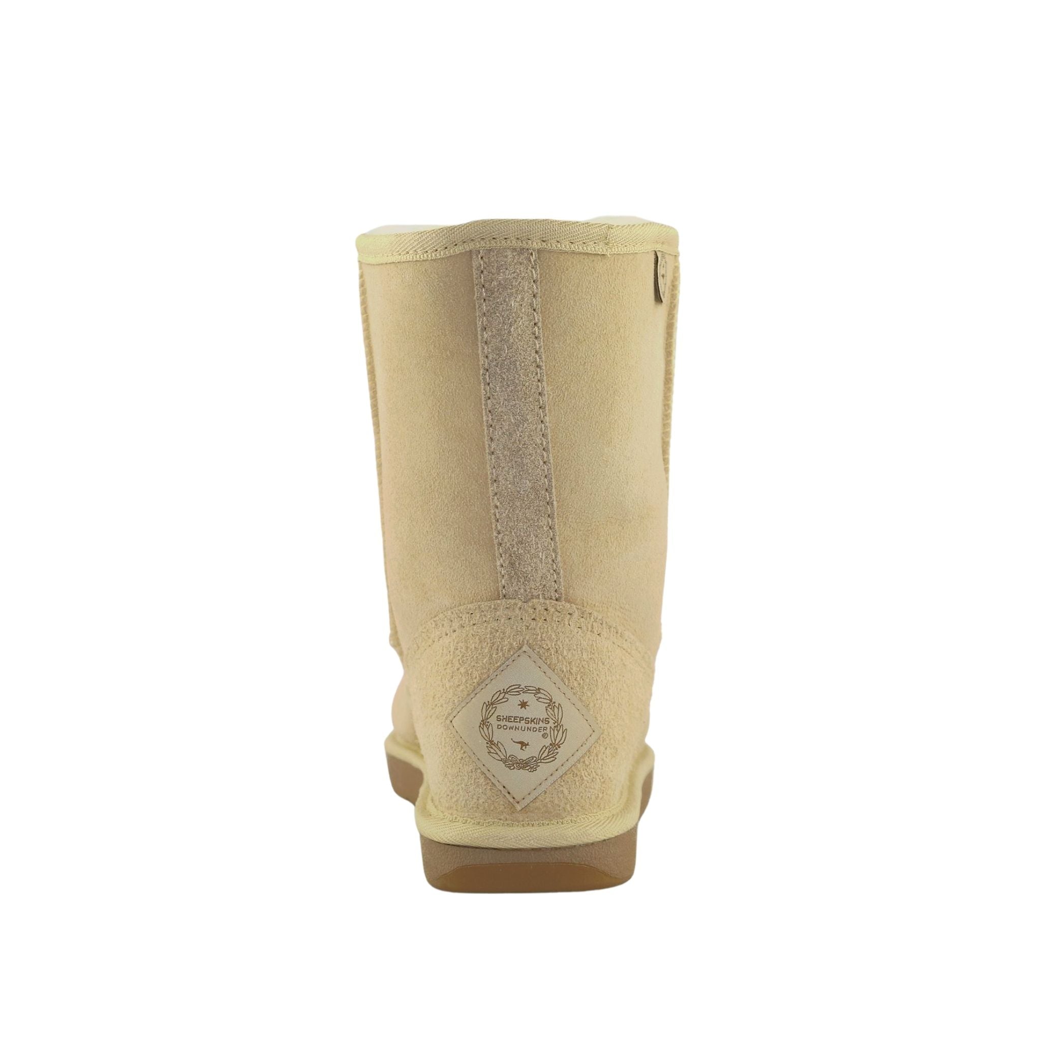 Sheepskins Downunder Premium Short Sand Back Womens Australian Made Sheepskin UGG Boot