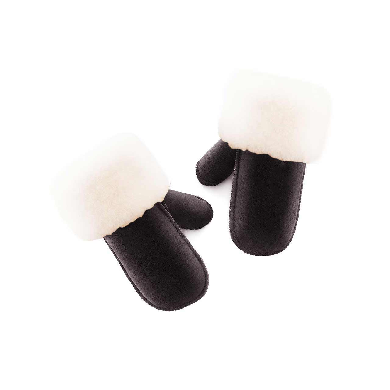Mittens - Black - Sheepskins Downunder